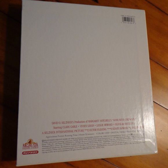 NEW GONE WITH THE WIND DELUXE EDITION VHS BOX SET - Picture 3 of 8